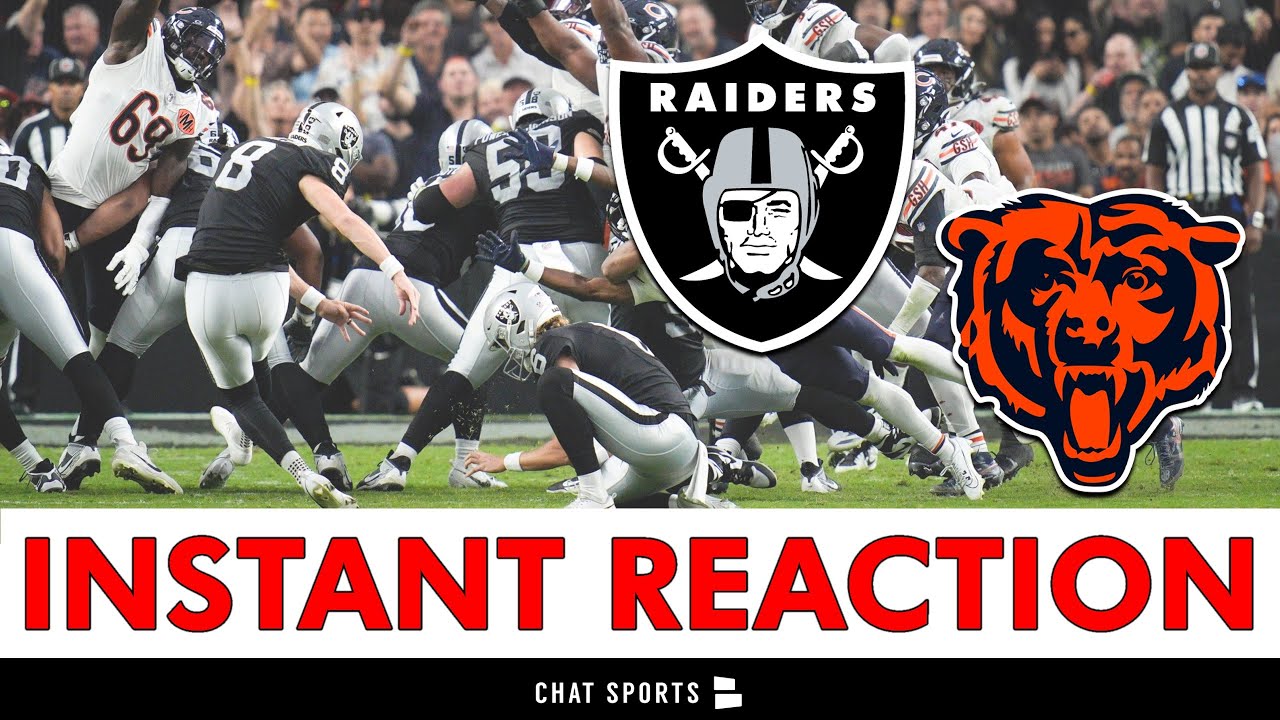 Geno Smith SUCKS AGAIN! Raiders vs. Bears Instant Reaction | NFL Week 4 + Kolton Miller Injury News