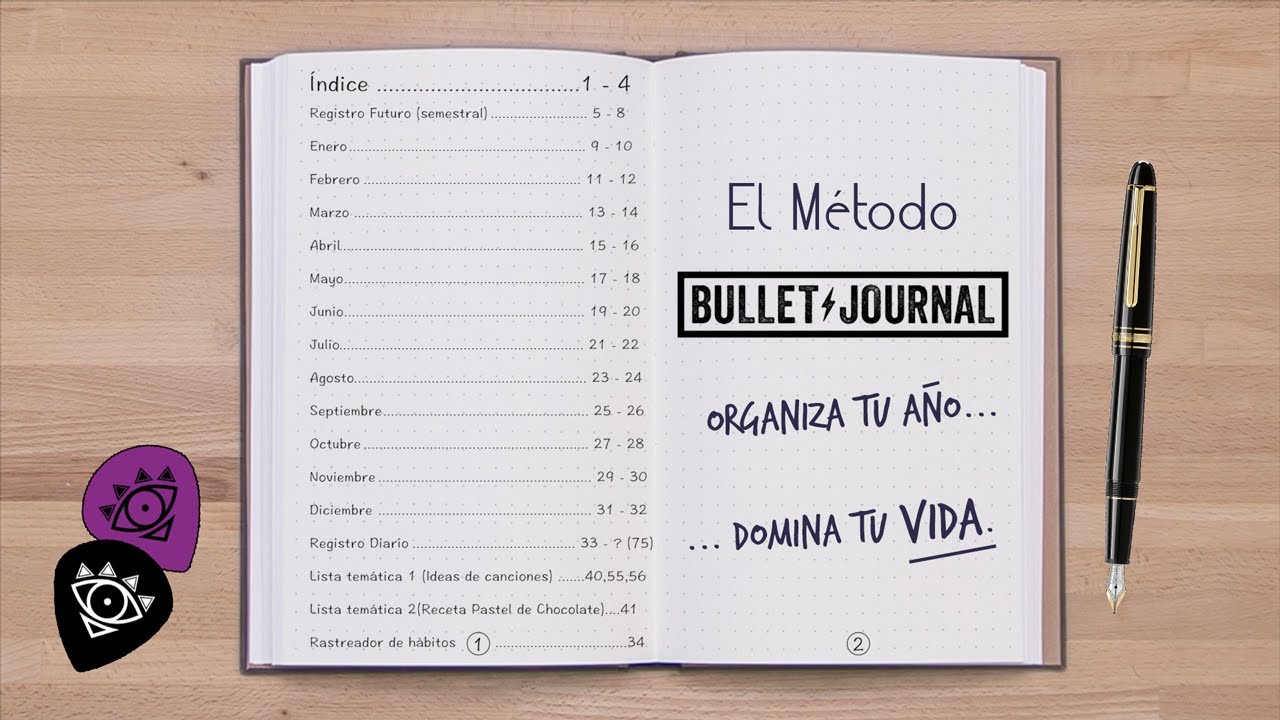 El Método BULLET JOURNAL... Agenda para TODA LA VIDA!