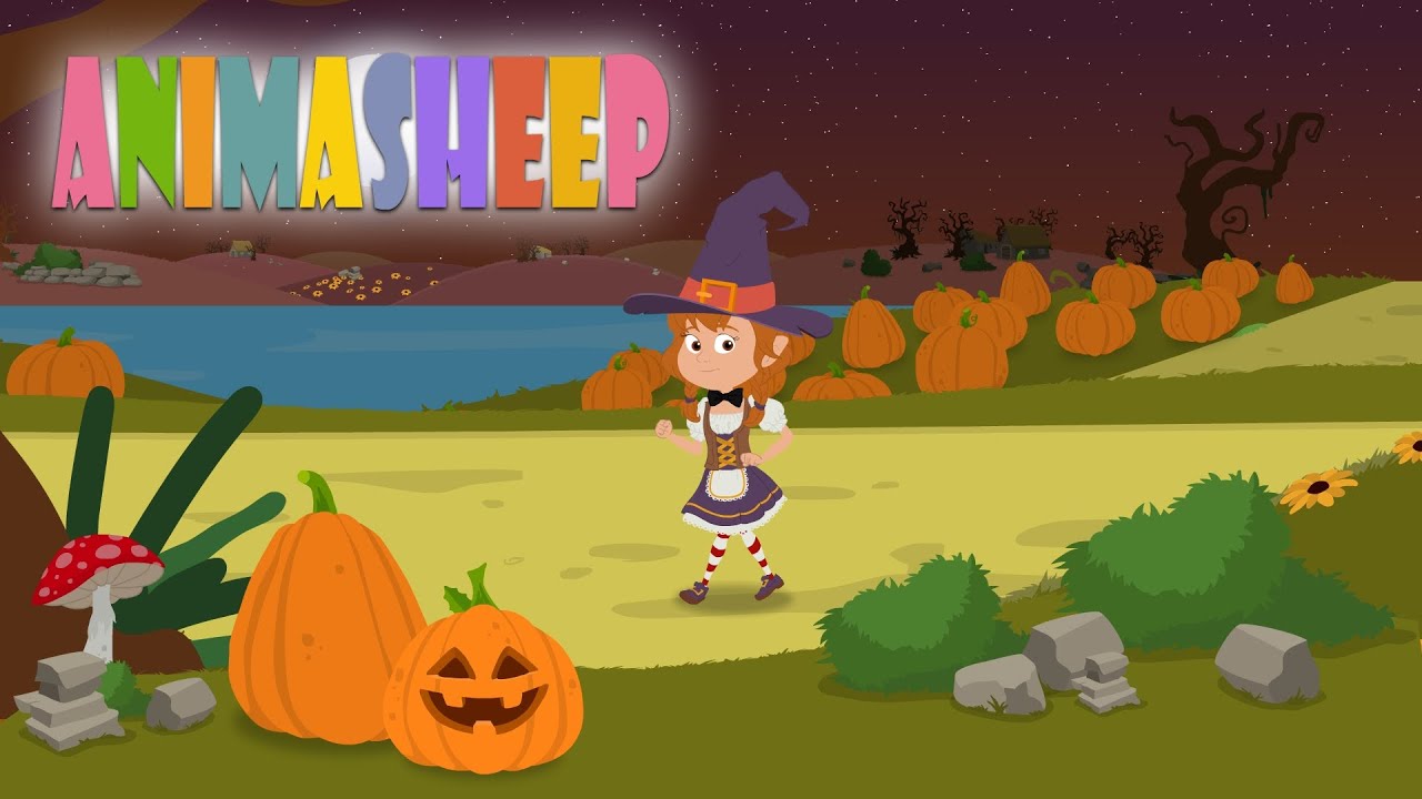 Down by the bay Halloween | Nursery Rhymes & Kids Songs | AnimaSheep