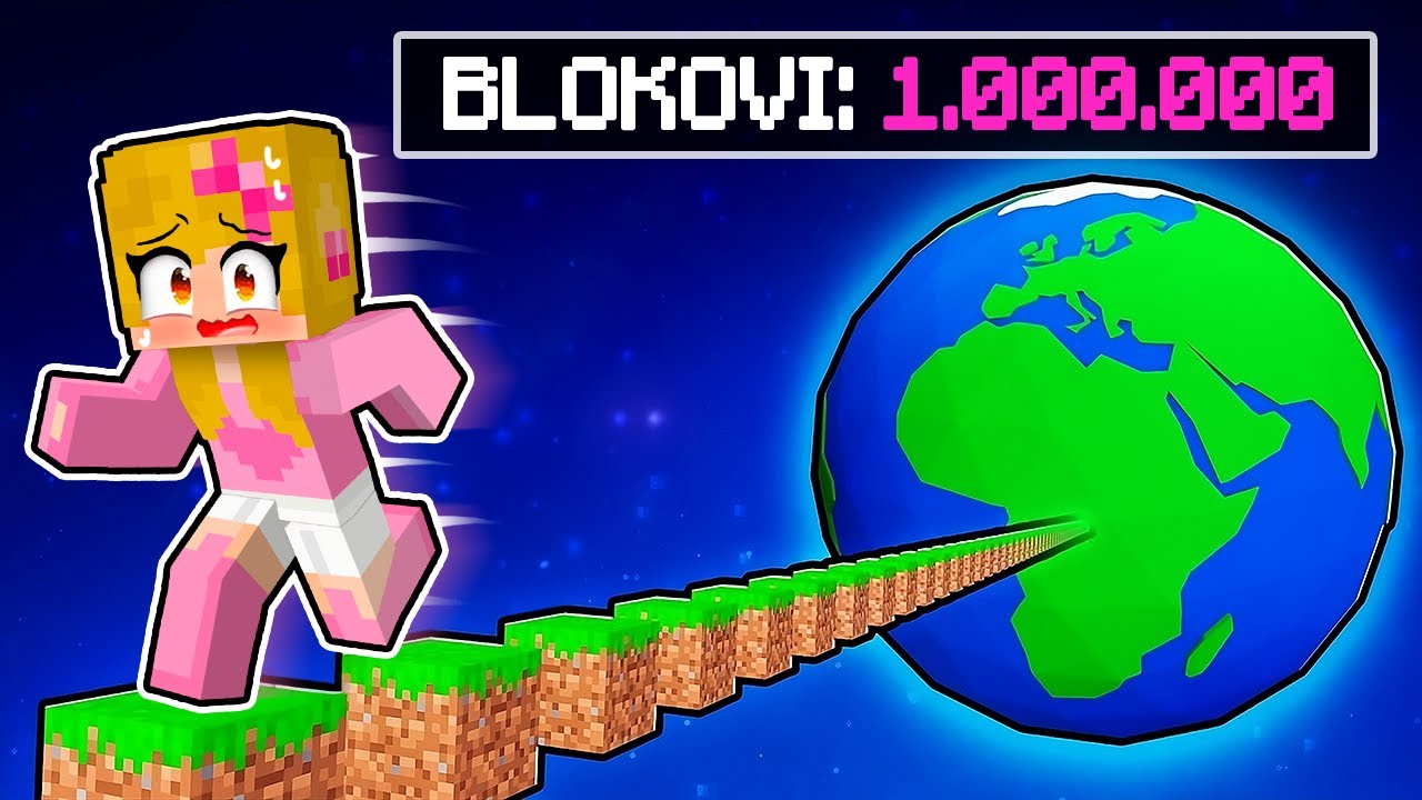HODAMO 1.000.000 BLOKOVA U MINECRAFTU!