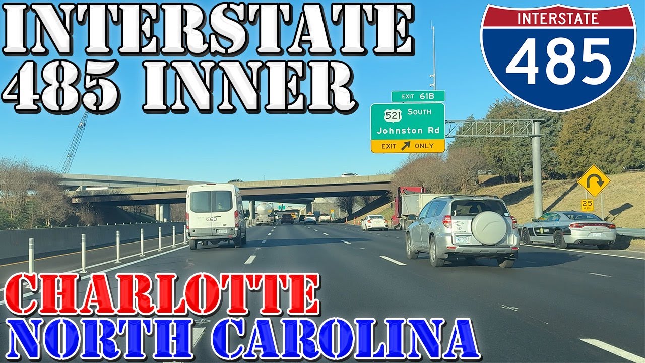 I-485 Inner - FULL Loop -  ALL Exits - Charlotte - North Carolina - 4K Highway Drive