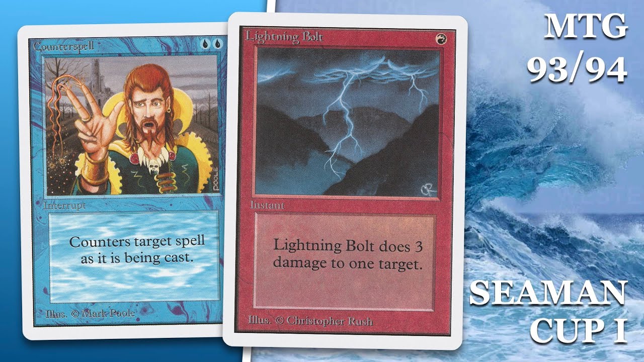Counter Burn против Mono Red, первый раунд Кубка Sea-Men | Old School Magic the Gathering #mtg9394