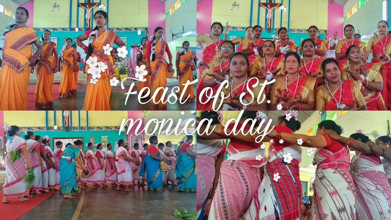 Feast of St. Monica Ambikapur।| stepoutwithme ✨#church  #feast #vlog
