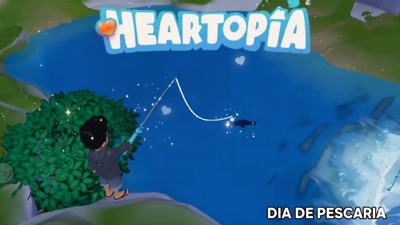 PEGANDO VÁRIOS PEIXES NO DIA DE PESCARIA -  HEARTOPIA 