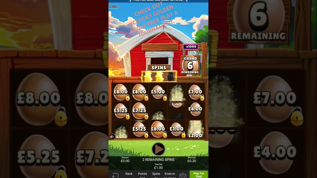 BONUS ROUND CLUCKY EGGS NEW GAME, FANTASTIC GRAPHICS BETTER THAN THE FIRST ONE #GALABINGO