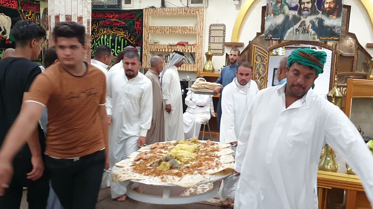 كرم الساده المشاهده في كربلاء المقدسة في مضيف عميدالساده سيدخالد عباس النايل المشهداني