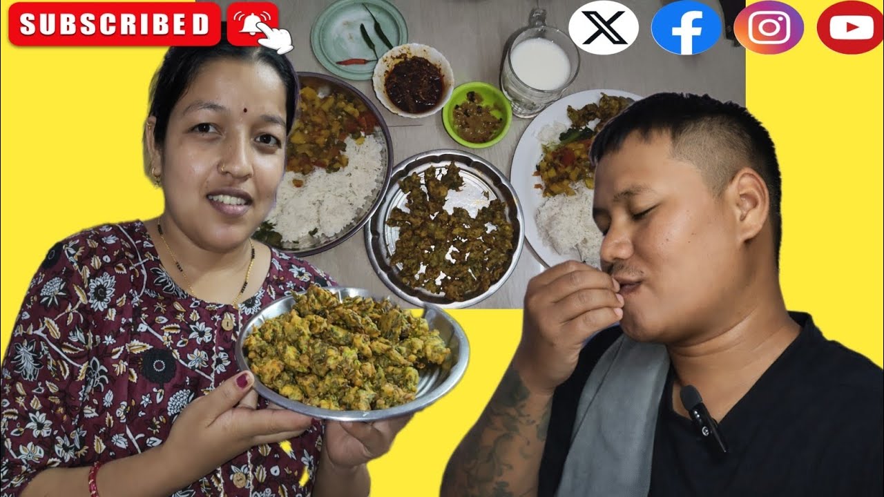 Rayo Saag Ka Pakoda ♥️🤤