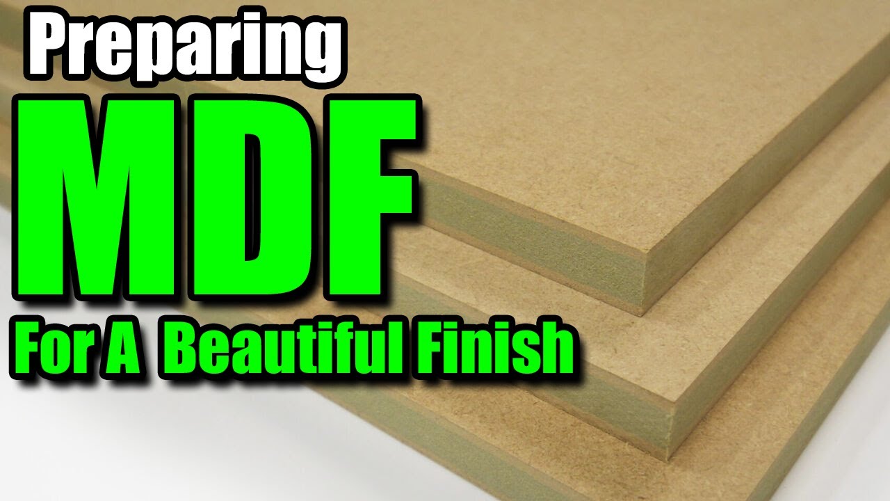 Preparing MDF Edges For A Beautiful Paint Finish