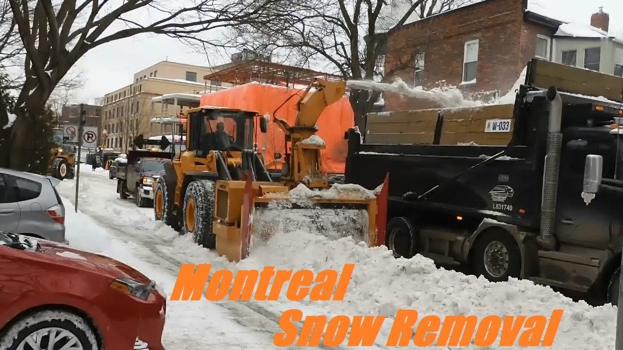 1 29 23 AWESOME SNOW REMOVAL IN MONTREAL'S TOWN OF WESTMOUNT
