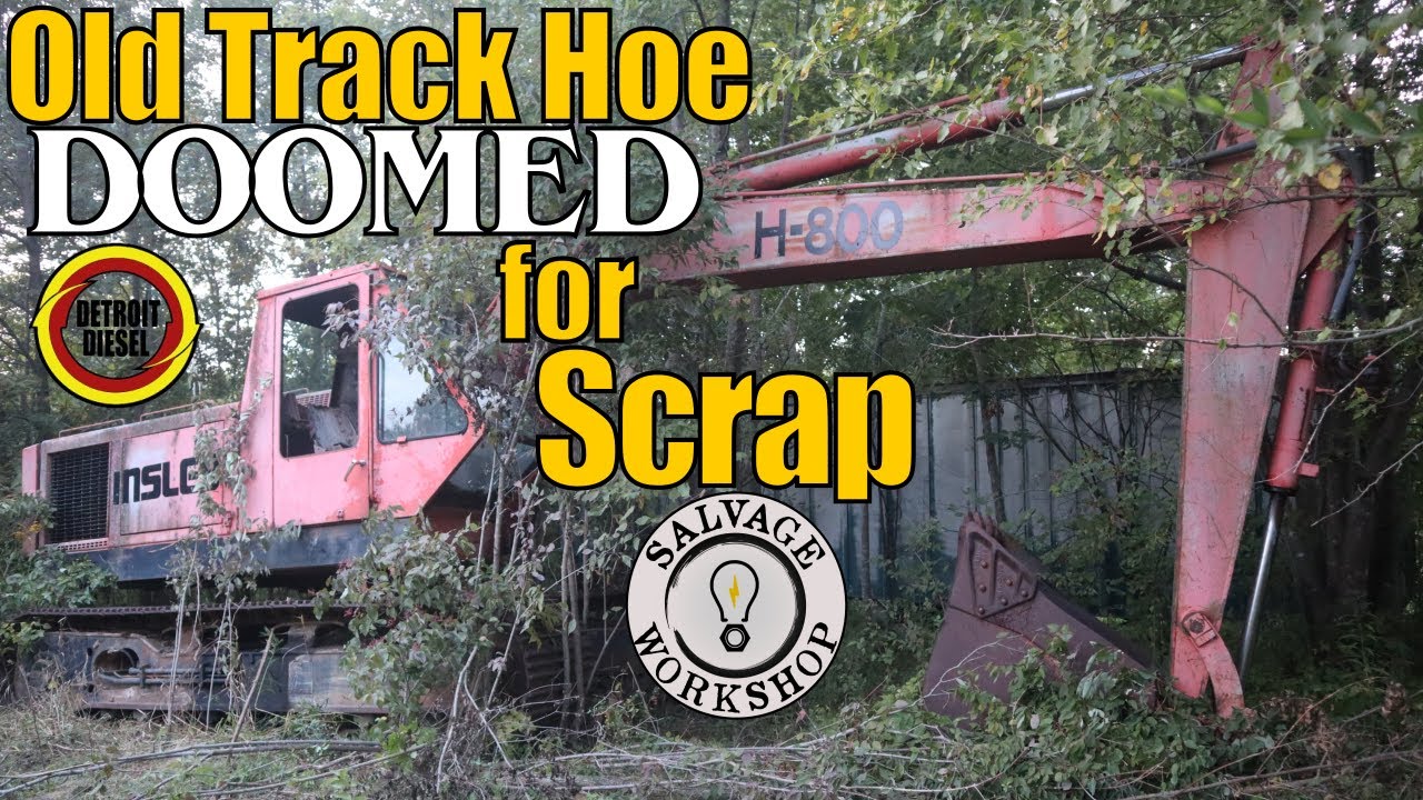 Is it SAVABLE after 25+ Years? ~ Forgotten AMERICAN Made Excavator ~ 1970's Insley H800 Track-Hoe P1
