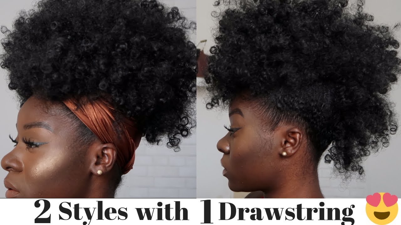 How To: High Puff and Fro-hawk With ONE Drawstring