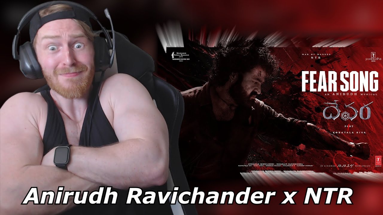 Fear Song | Devara Part - 1 | NTR | Koratala Siva | Anirudh Ravichander • Reaction By Foreigner