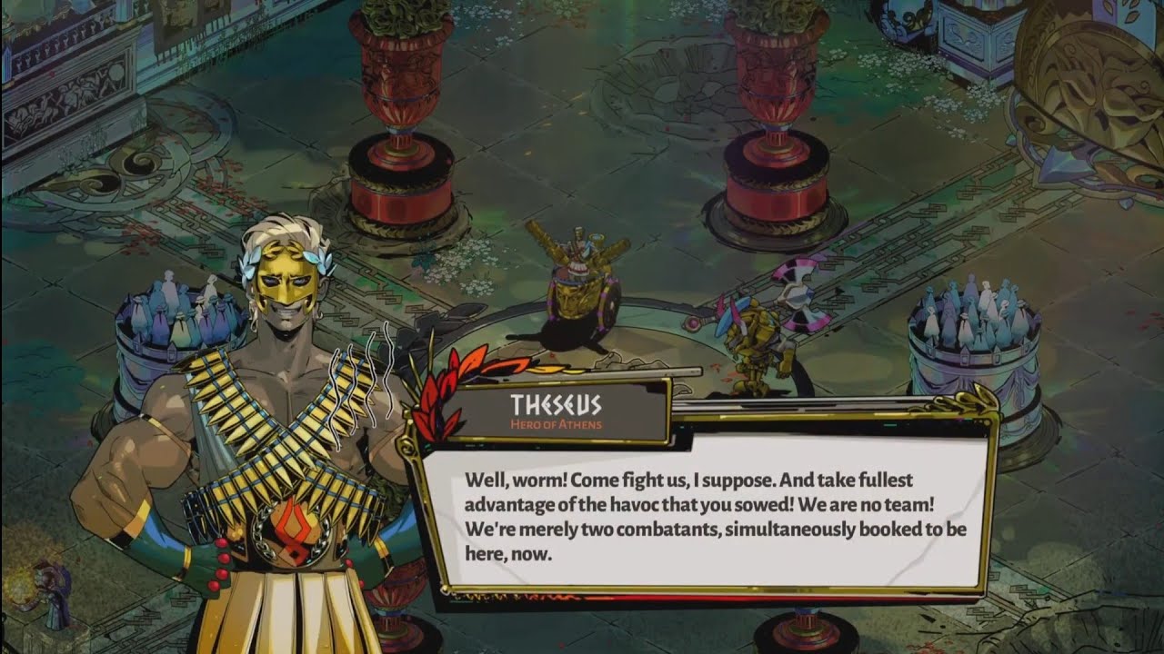 Theseus and Asterius are no longer a team - Hades
