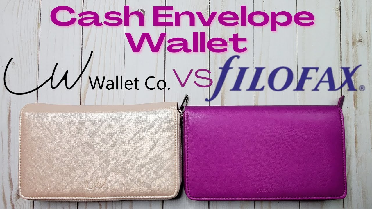Cash Envelope Stuffing Wallet  | Lux Wallet vs Filofax