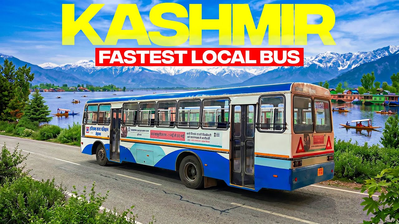 Surviving 24 Hours on Local Buses to Kashmir | Delhi to Srinagar