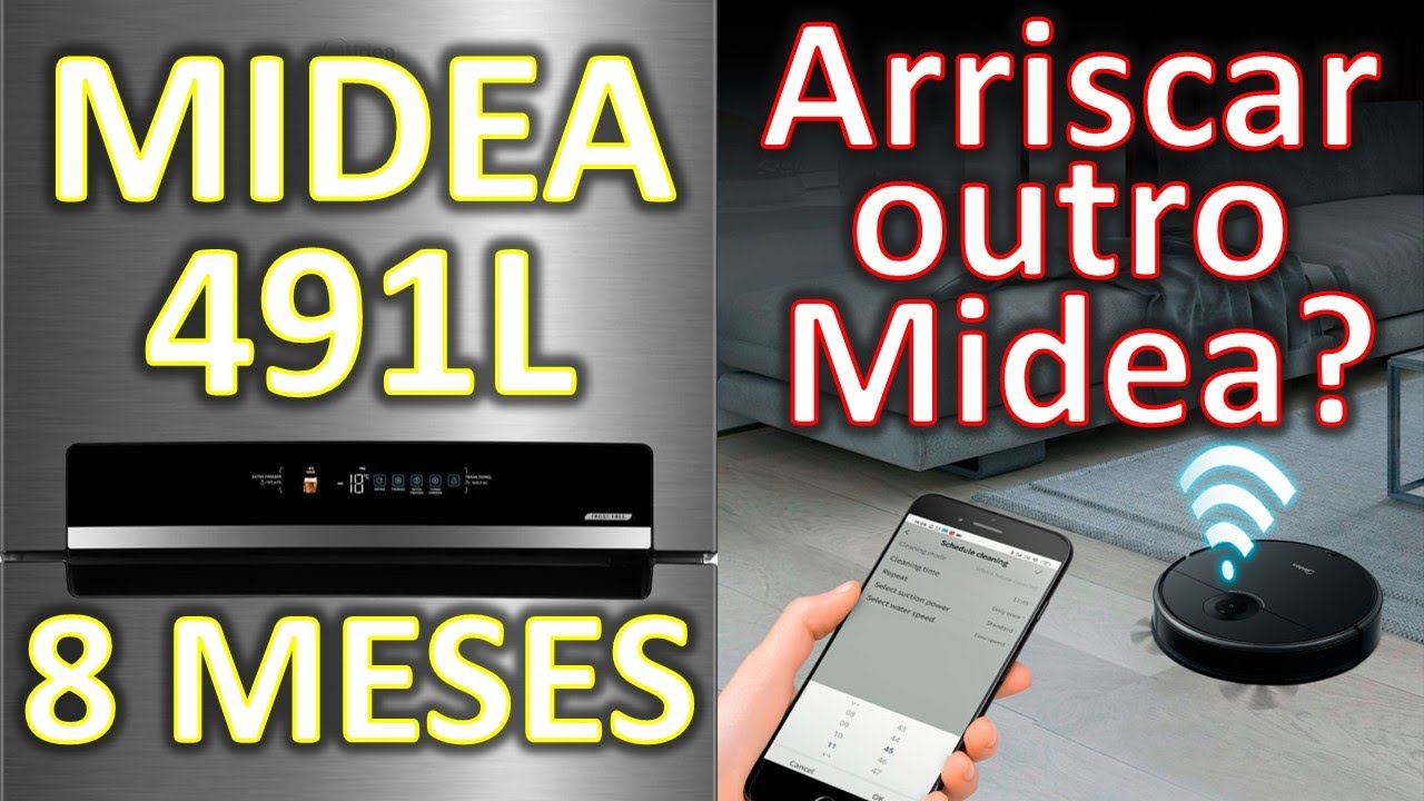 8 MESES COM MIDEA 491L: será que vale a pena arriscar Midea ConnectGyro I5C Passa Pano VRA61PB?