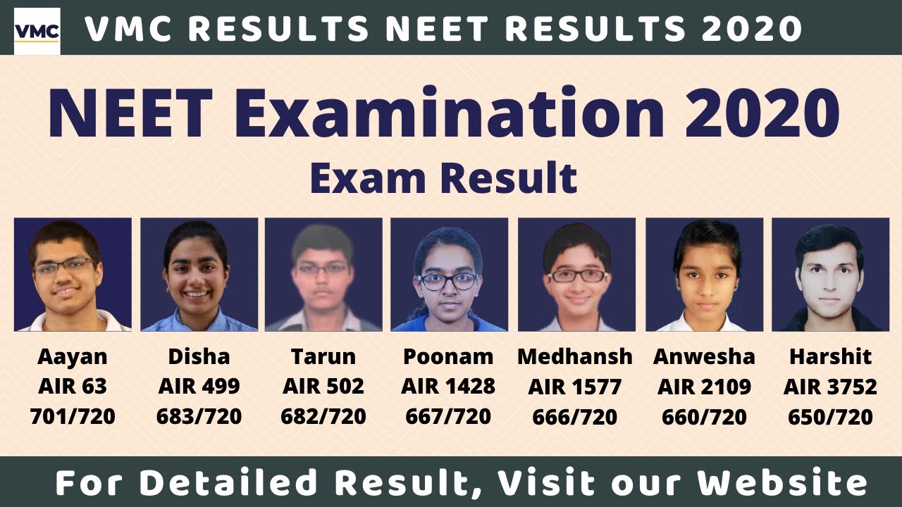 Superb result by VMC in NEET 2020 | Topper Talk Show | NEET Examination 2020