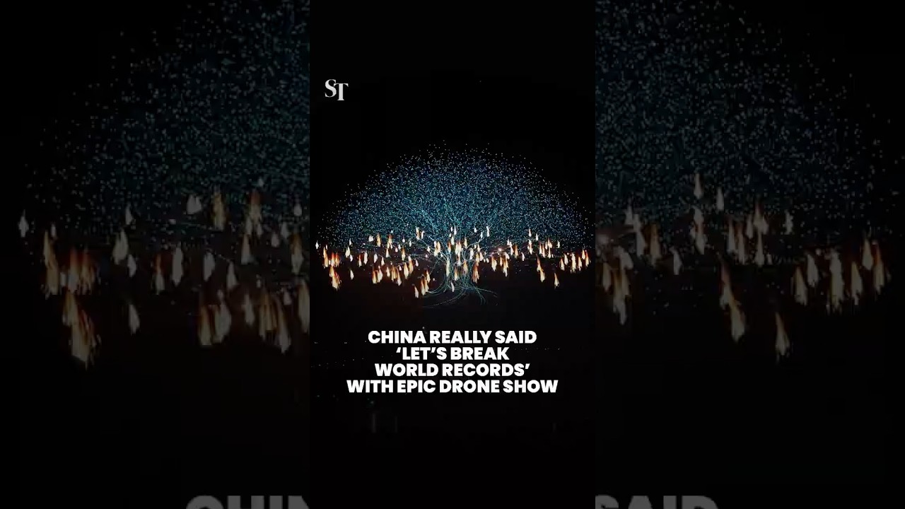 China&rsquo;s mind-blowing drone display breaks 2 Guinness World Records
