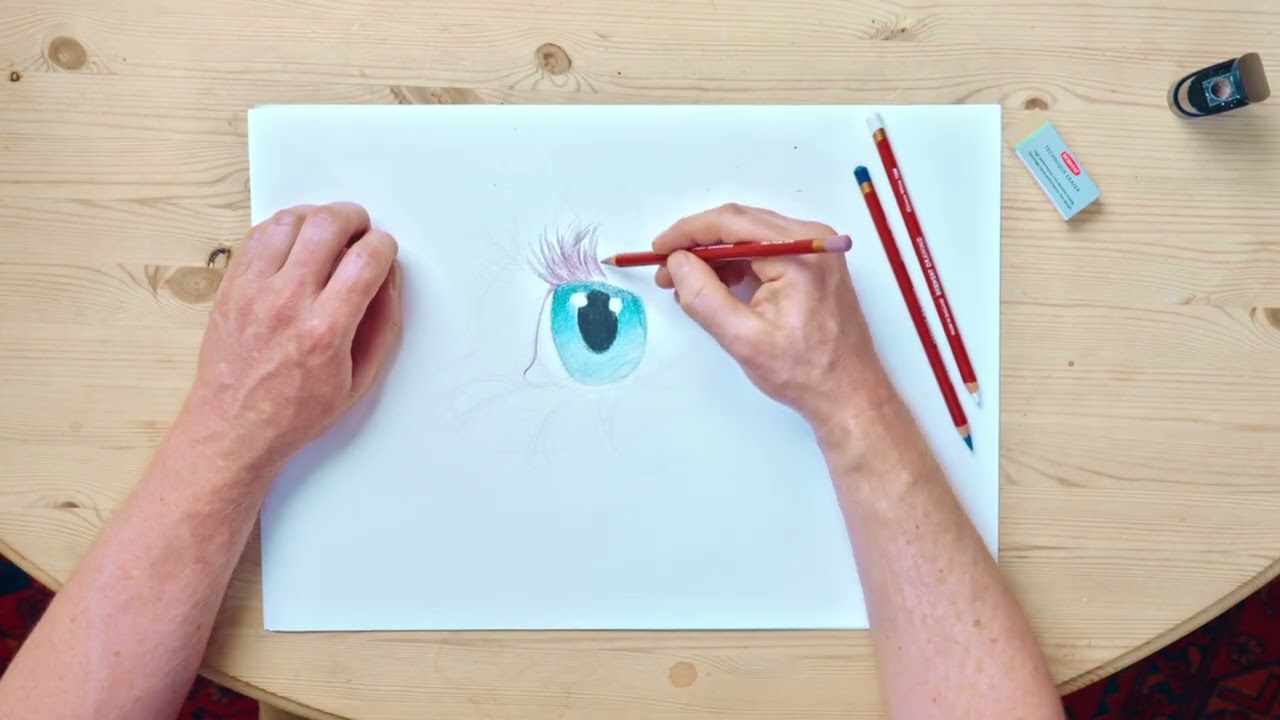 Husky eye drawalong with Jake Spicer and Derwent Drawing