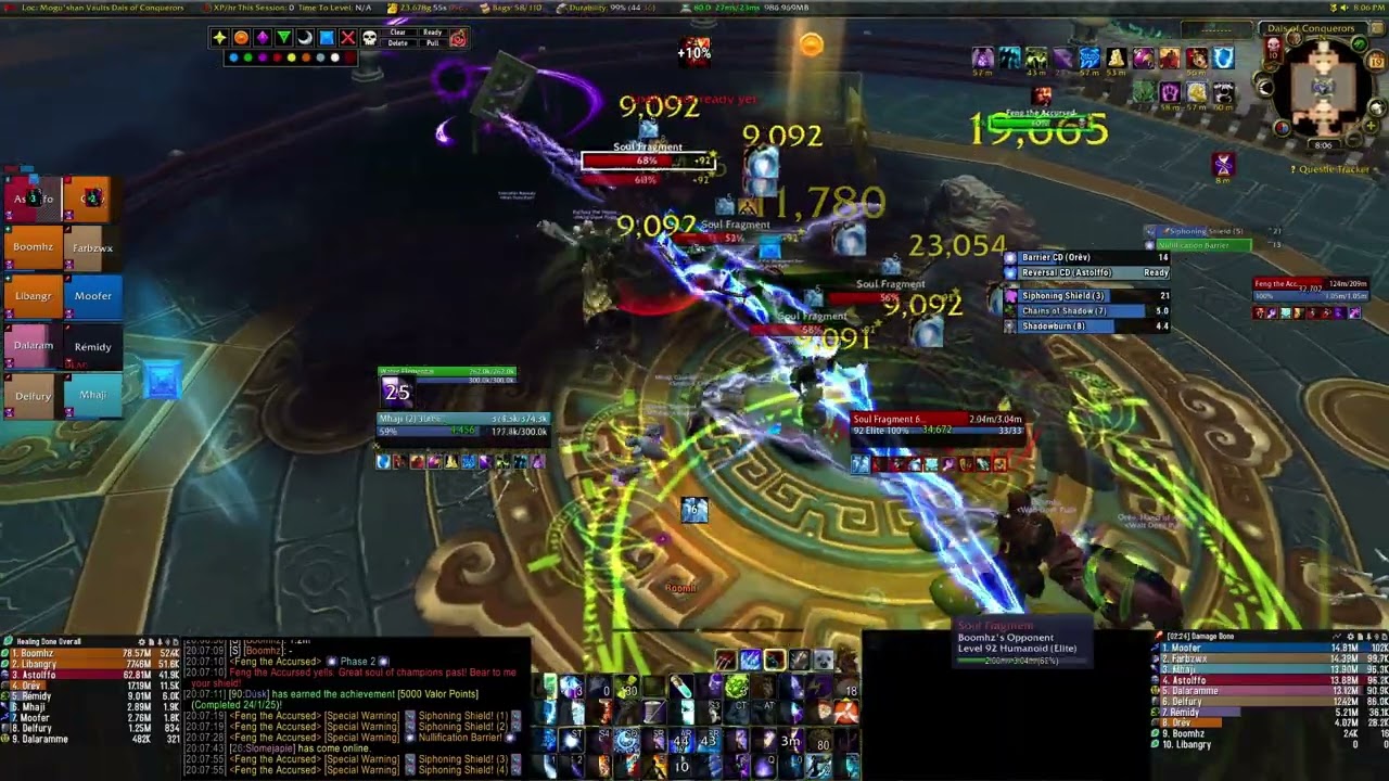 WoW MoP Classic - Feng the Accursed - 10M Heroic - Frost Mage PoV