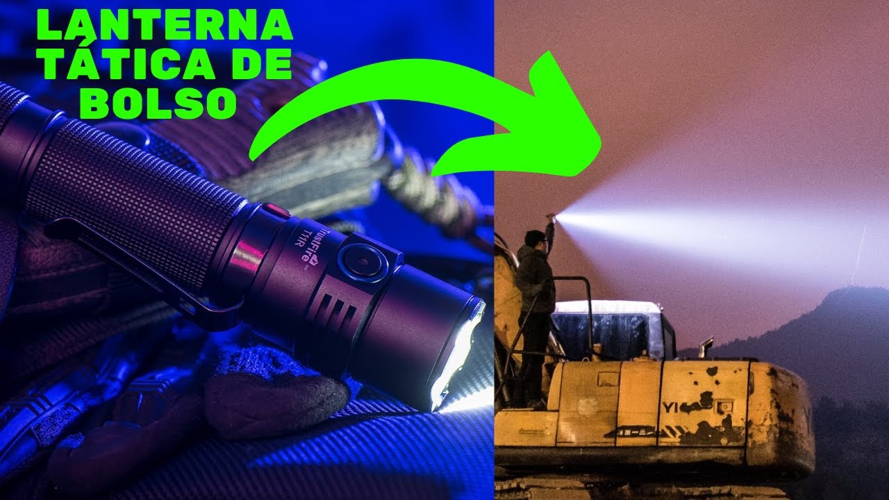 LANTERNA TÁTICA DE BOLSO TRUSTFIRE T11R PERFEITA PARA O SEU EDC