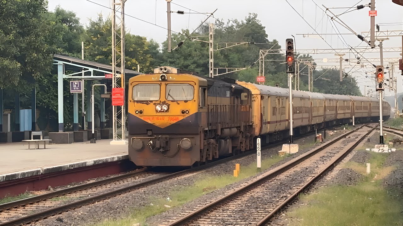 70549 SGUJ WDG4D with Bhavnagar - Palitana Passenger | Indian Railways