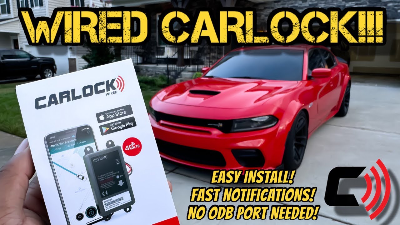 Protect Your Scat Pack And Hellcat With New Carlock Wired Device! No More Plug In Device!