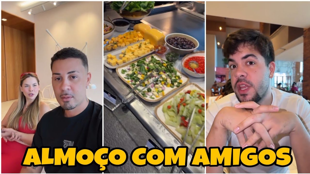 ✅ CARLINHOS MAIA SAI PRA ALMOÇAR COM ÁLVARO E GRACIELE 