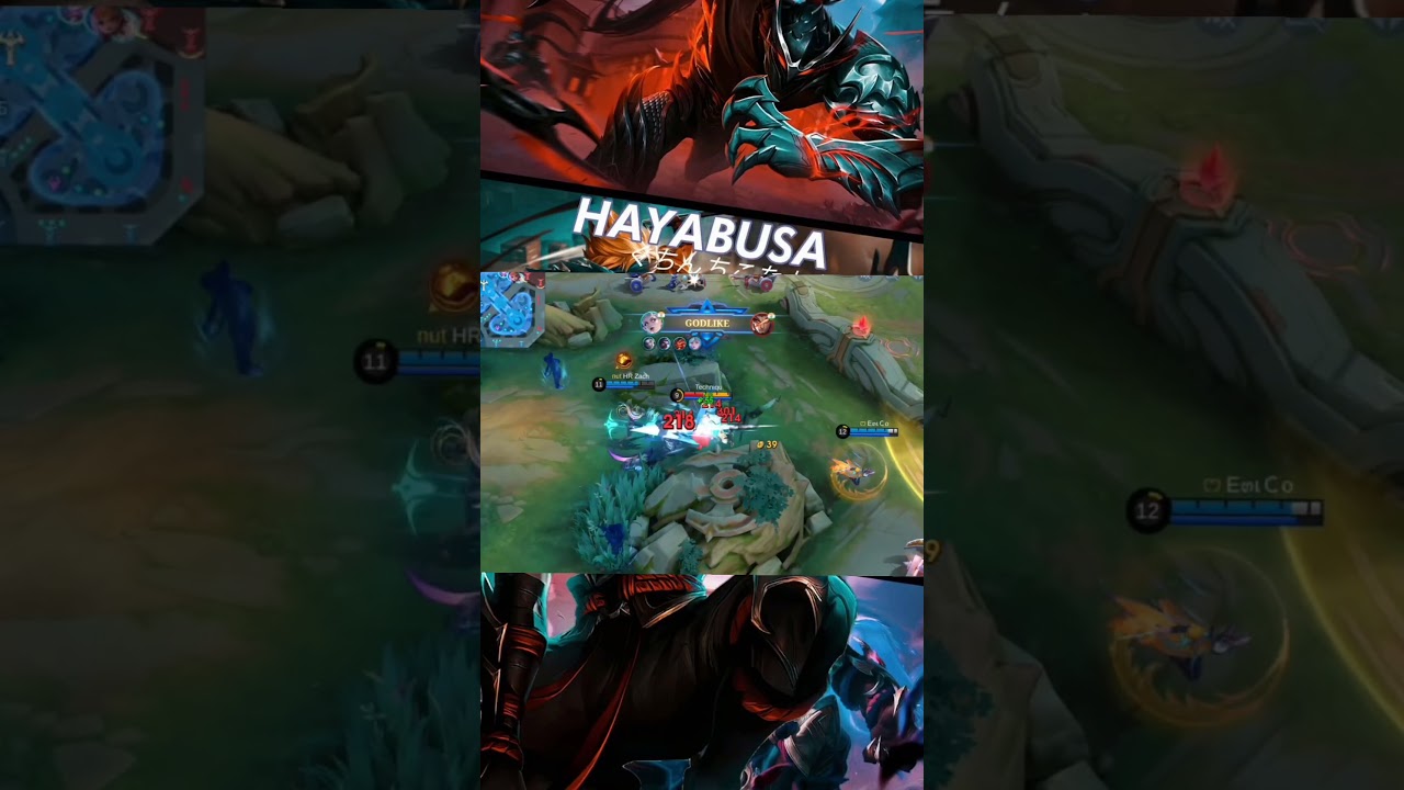 bullying epic player because it's new season #hayabusa #mobilelegends #mlbb