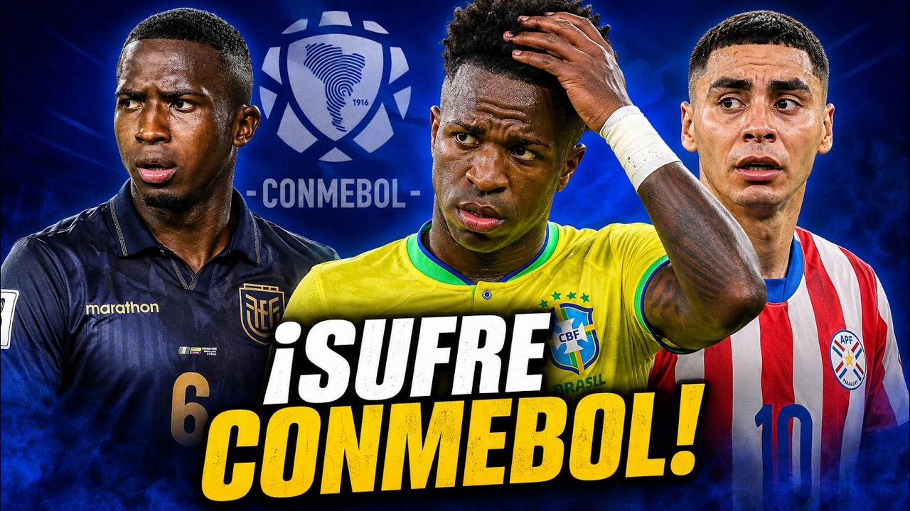 &iexcl;SUFRE CONMEBOL! EL MUNDIAL 2026 ARRANC&Oacute; CON EL PIE IZQUIERDO PARA LAS SELECCIONES SUDAMERICANAS