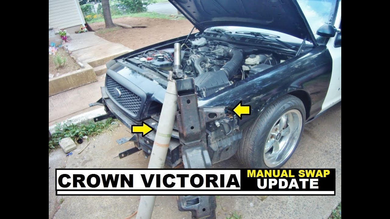 Crown Victoria  Manual Trans Swap ( Part 1 ) The small things to Big things