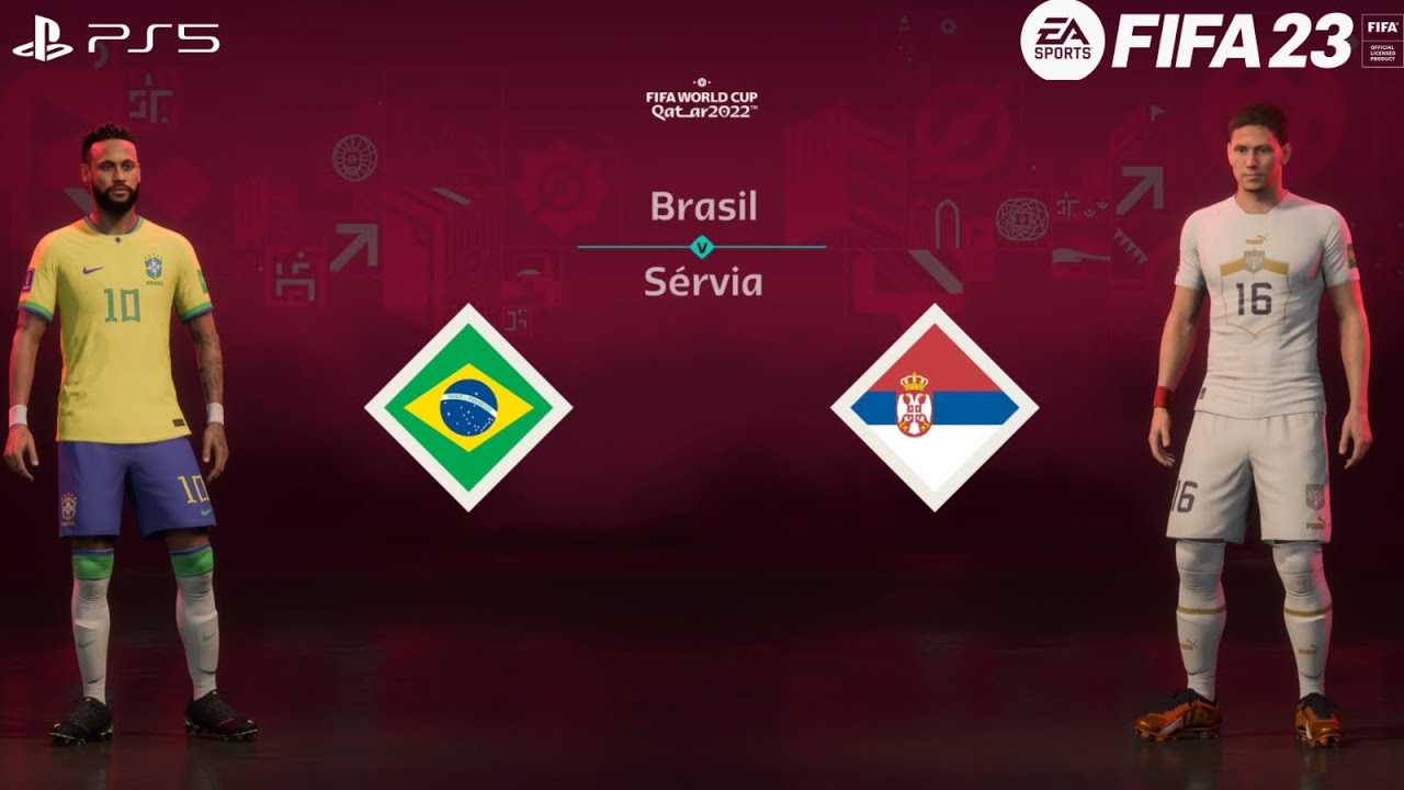 FIFA 23 — Бразилия против Сербии | Геймплей PS5 | Чемпионат мира FIFA 2022