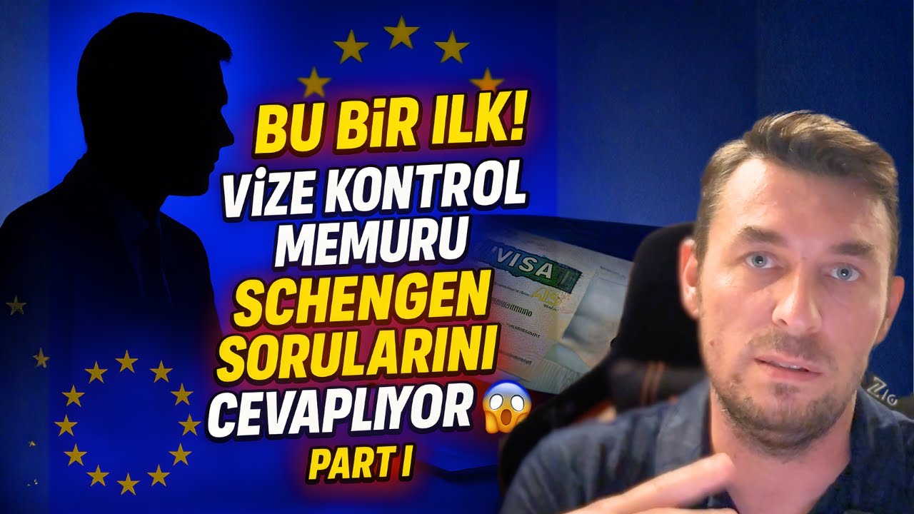 Bu Bir İlk ! Vize Kontrol Memuru - Schengen Sorularını Cevaplıyor 😮 PART I