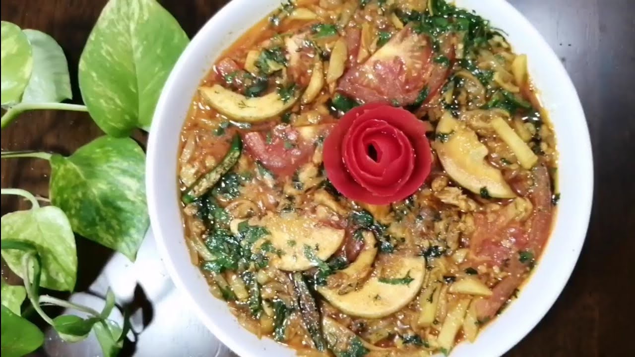 সাতকরা দিয়ে বেলেমাছের রেসিপি. Citrus macroptera with glossogobius fish recipe. 🐟🍋