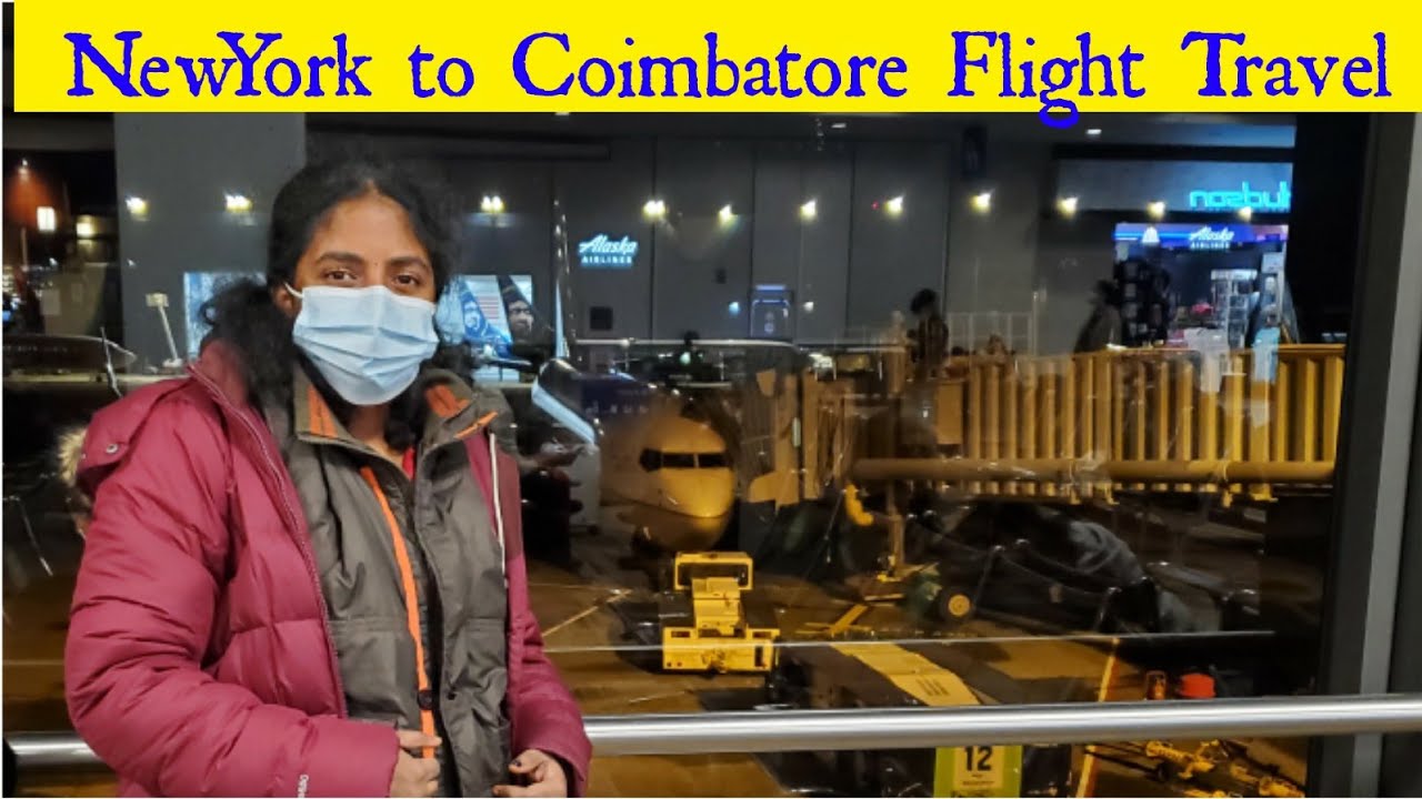 🇺🇲அமெரிக்கா to இந்தியா🇮🇳| USA to India Flight Journey | Flying during Pandemic |Travel Vlog in Tamil