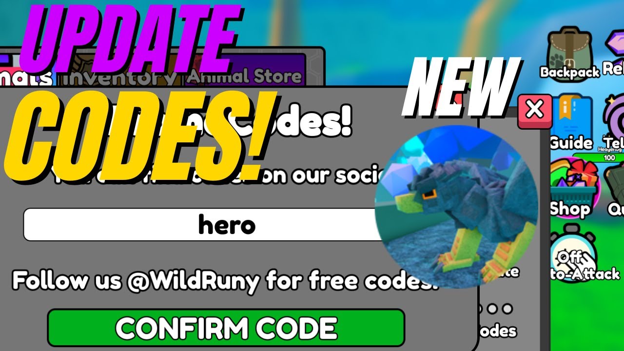 *NEW* UPDATE! CODES* Animal Evolution Simulator ROBLOX