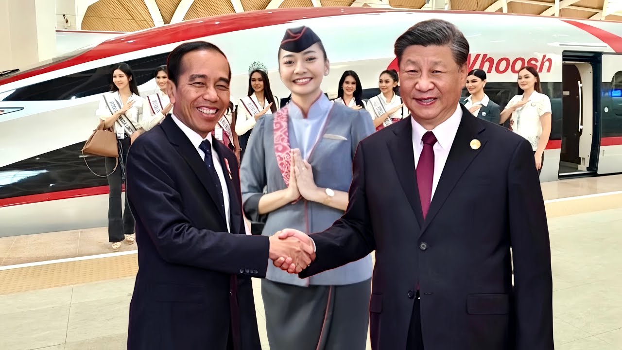 ENG)时速350公里！乘坐世界最快高铁啥感觉？中国制造/雅万高铁/一带一路/习近平&印尼总统佐科/350km/h/Fastest/Jakarta-Bandung High Speed Rail