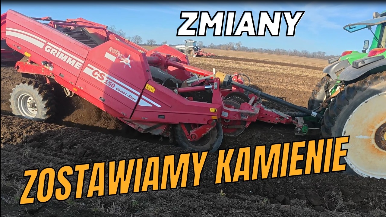 Odkamienianie zmiana technologii. Plan na zostawienie kamieni na polu.