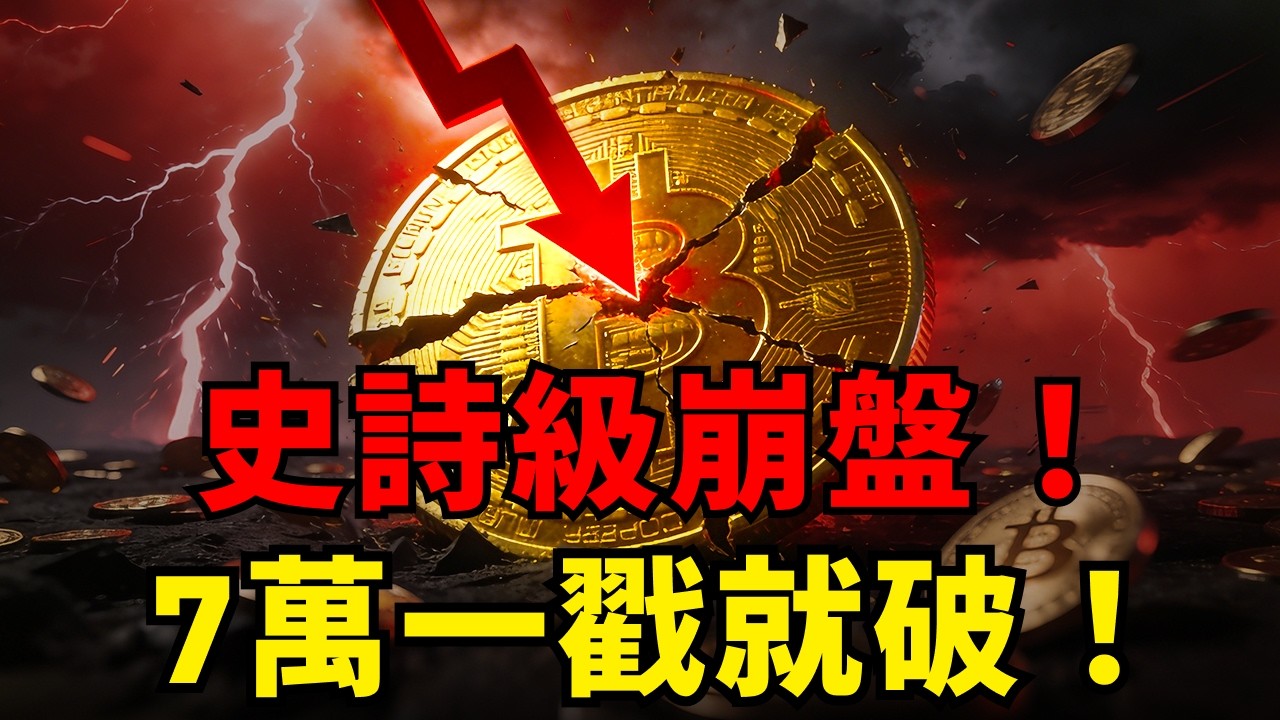 比特幣7萬大關一戳就破？15萬人帳戶歸零！這場「史詩級屠殺」才剛開始...#比特幣#AI #Google #爆倉