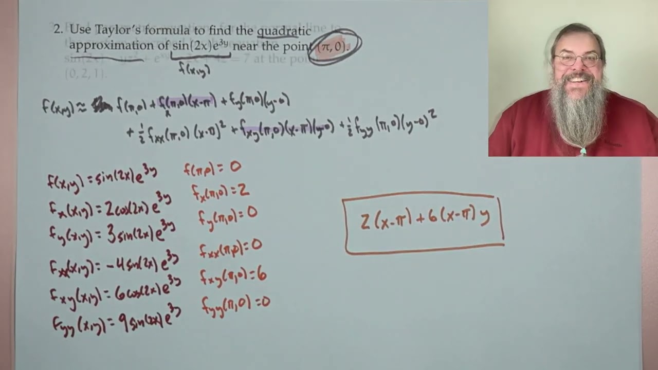 Week 7 review problems for Calculus 3 (Fall 2024)