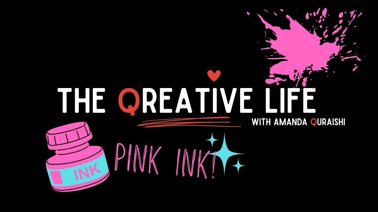 THQ - New Fountain Pen +Ink  Swatch Video #2 - PINK INK!