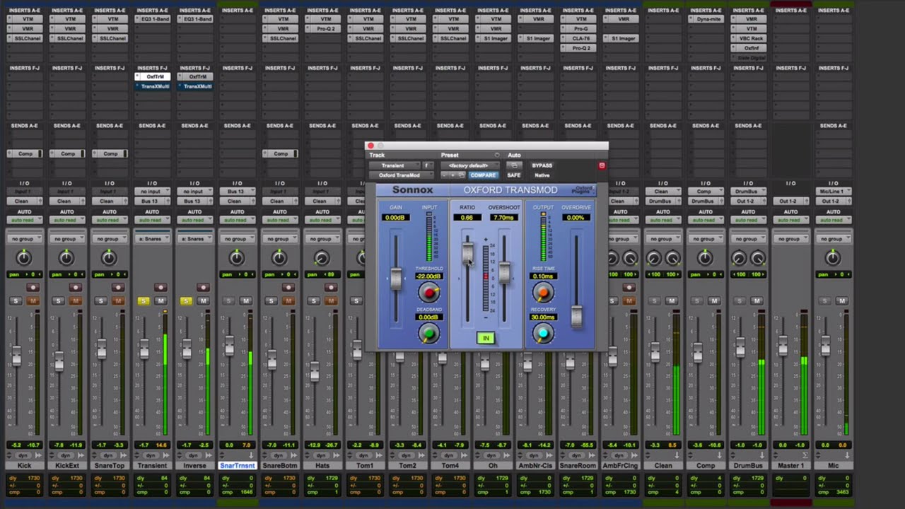 How to Enhance Drum Transients in a Mix