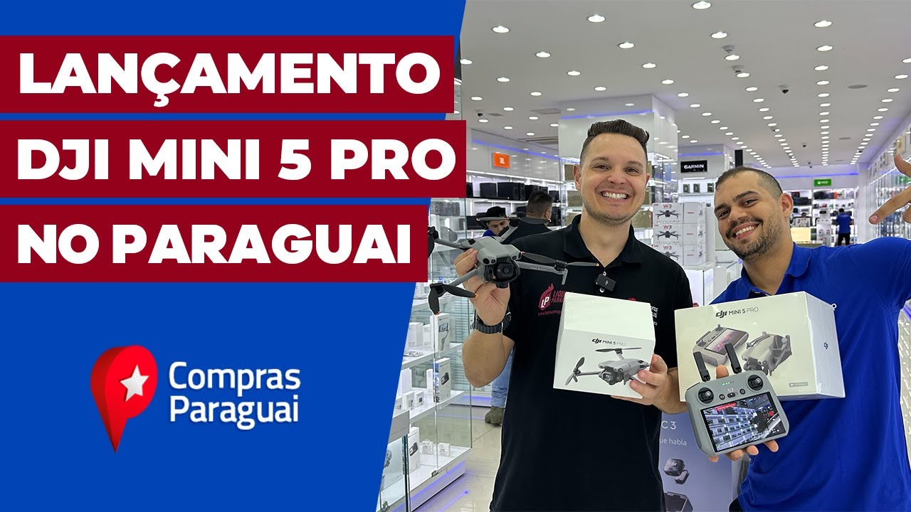 Lançamento: Drone DJI Mini 5 Pro no Paraguai