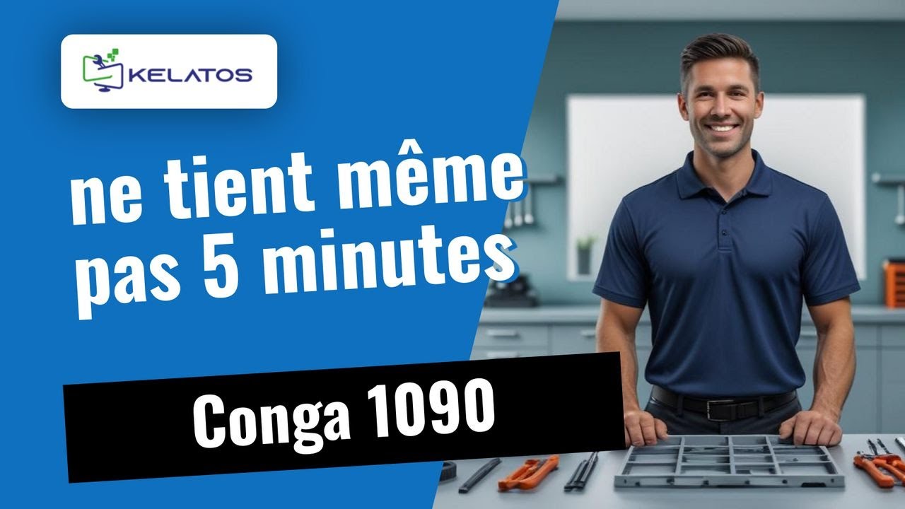 Votre Conga 1090 ne tient même pas 5 minutes ? 🔋 Changement de batterie