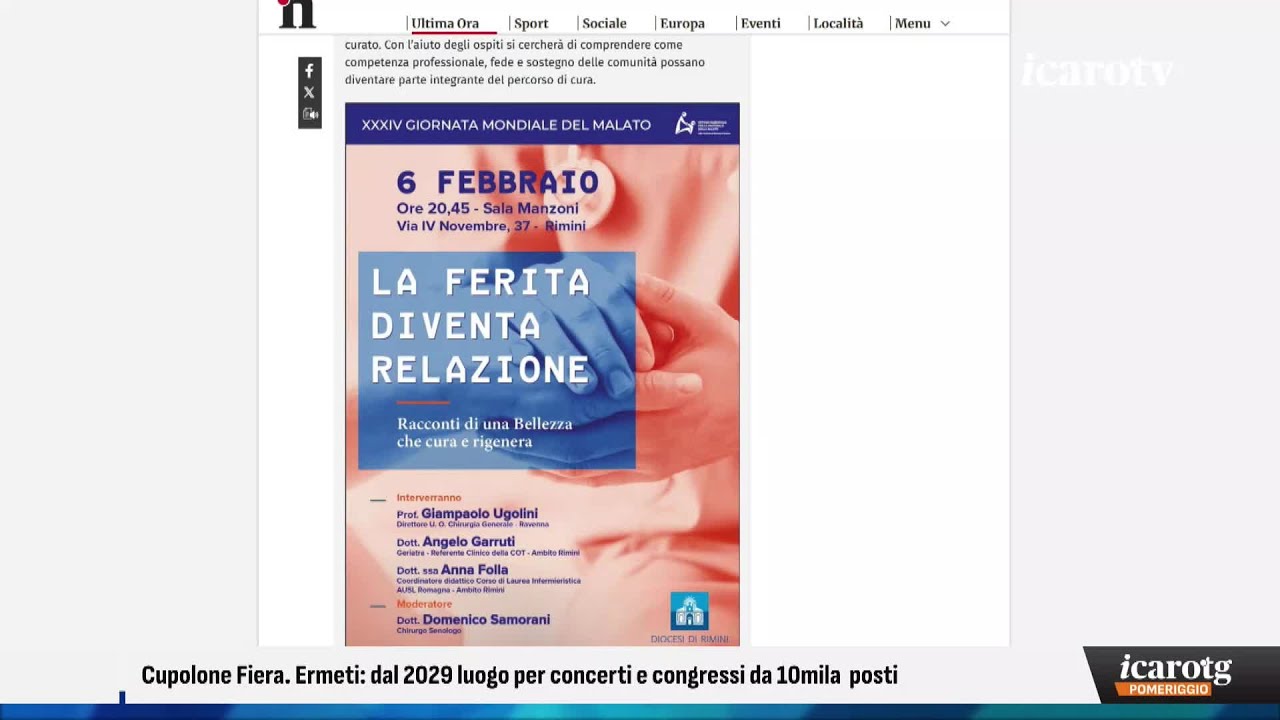 Icaro Tg - pomeriggio giovedì 5 febbraio 2026