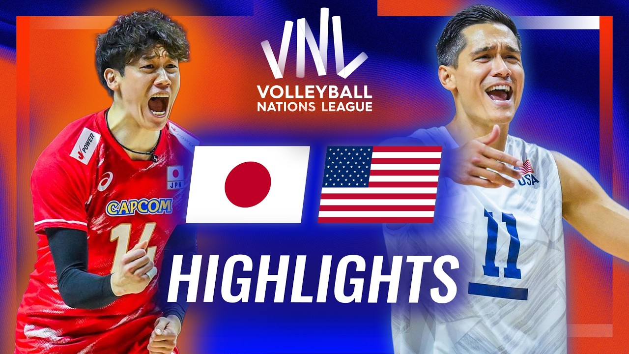Japan 🇯🇵 vs. USA 🇺🇸 - Semi Final | Highlights | Men's VNL 2026