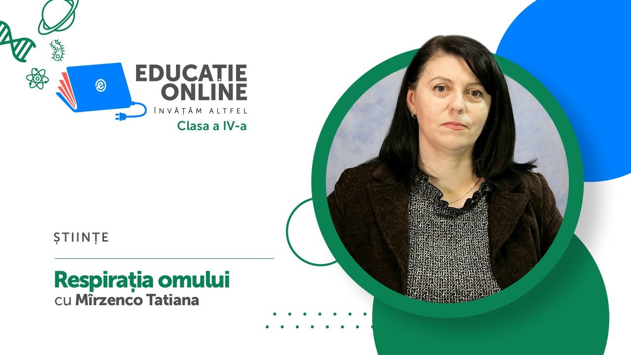 Științe, Clasa a IV-a, Respirația omului