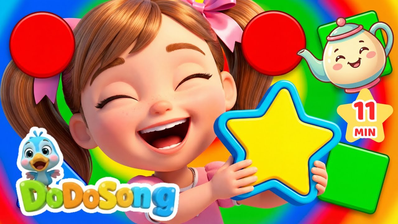 Shapes & Thinking Songs for Kids | Easy Learning Songs for Kids | DodoSong Nursery Rhymes