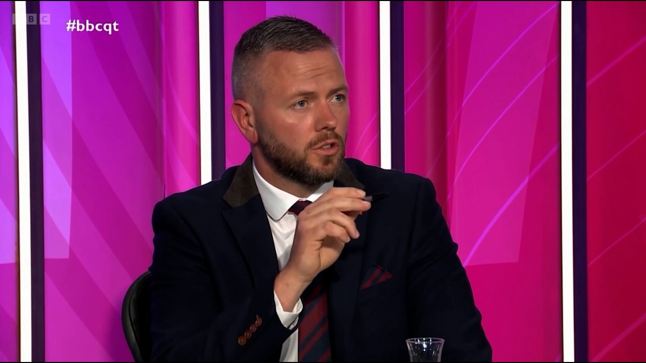 Роб Кеньон на передаче BBC Question Time