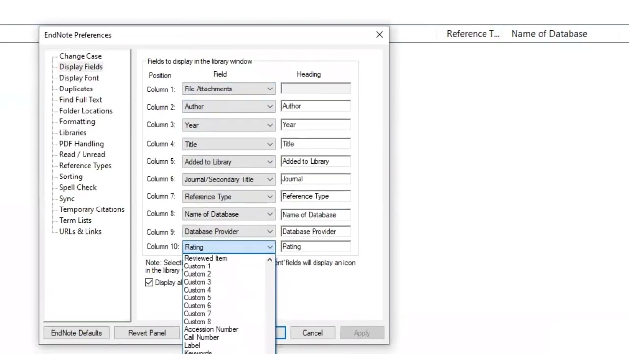 EndNote 20 For Windows - Setup